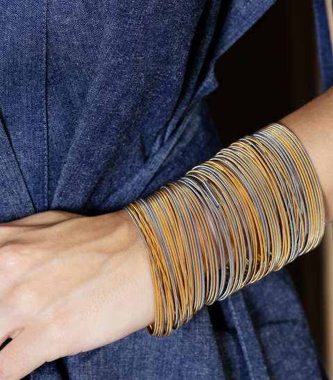 Jewellery Bracelet Sel & Poivre Or - LA MOLLLA