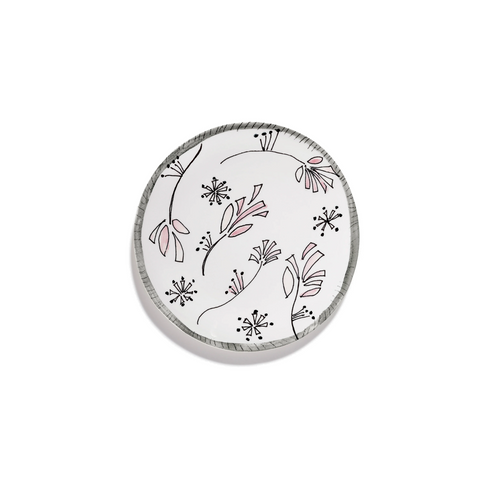Marni Dinner plate Fiore rosa Midnight Flowers - SERAX