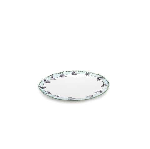 Marni Dinner plate Blossom milk Midnight Flowers - SERAX