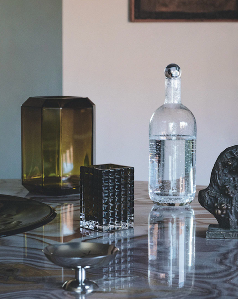 Bubble Glass Carafe Tall - LOUISE ROE