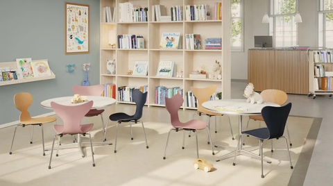 Série 7 Children's Chair midnight blue - FRITZ HANSEN