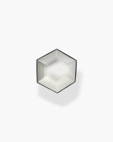 Breakfast bowl white - black Carte Blanche - SERAX