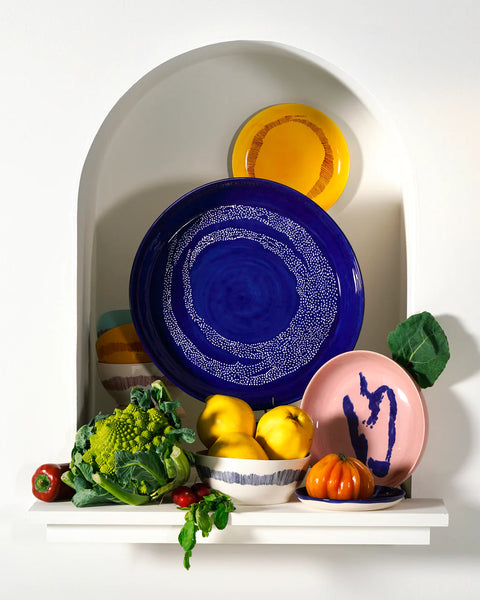 Feast Tableware Starter plate pink/blue pepper - SERAX