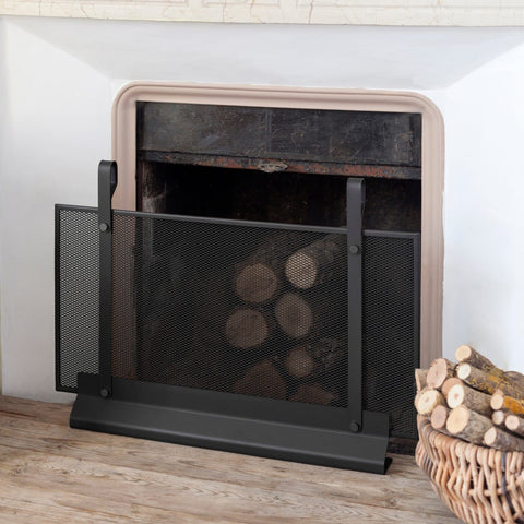 Emma Firescreen Black - ELDVARM