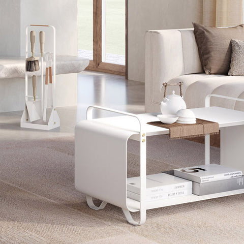 Ninne Bench White - ELDVARM