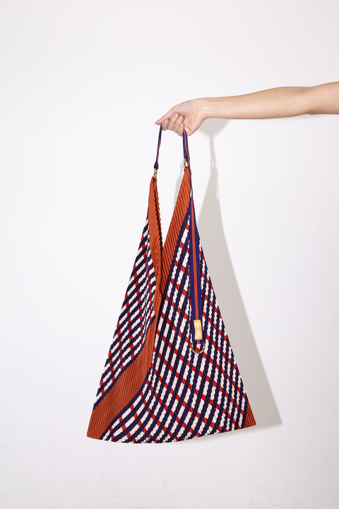 Pleated Y Bag Sophia Terracotta + Pouch - MULTITUDE