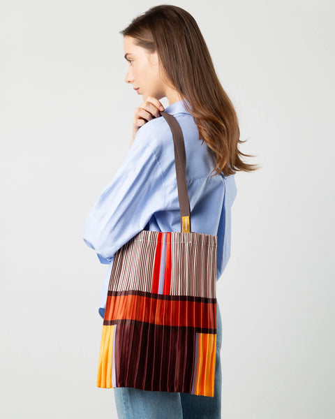 Satin pleated bag Bagheria - MULTITUDES