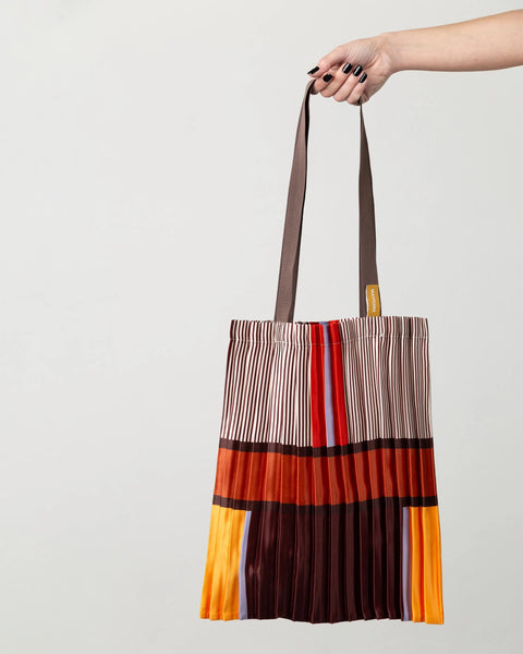 Satin pleated bag Bagheria - MULTITUDES