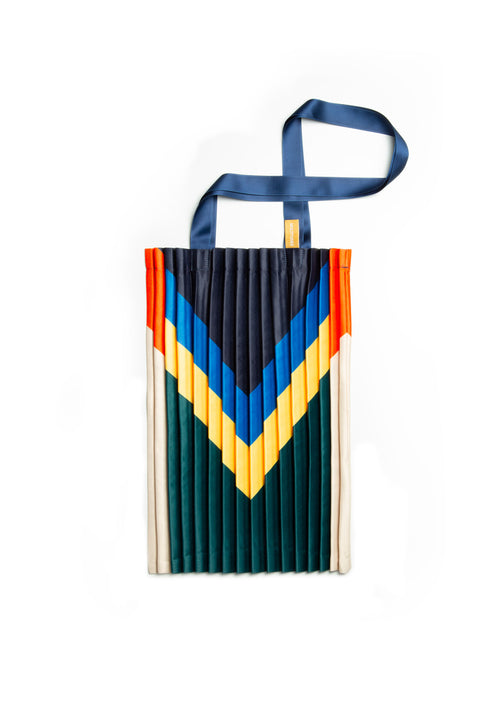 Satin pleated bag Rei - MULTITUDES
