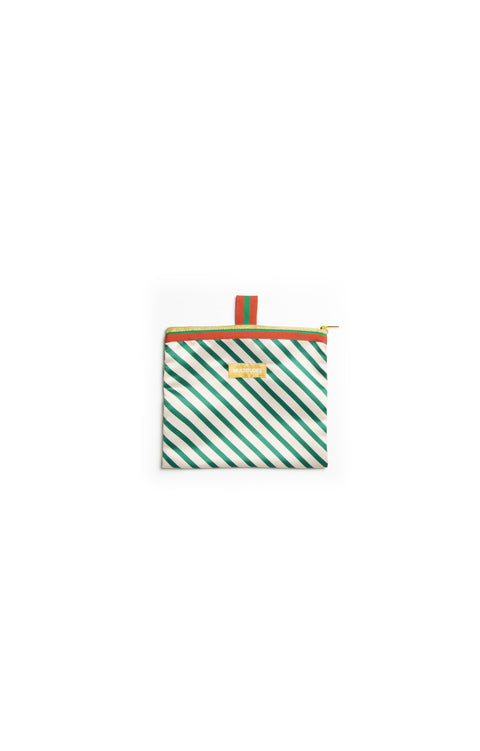 Pleated Y Bag Francesca Green + Pouch - MULTITUDE