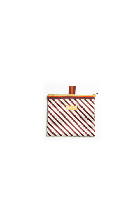 Pleated Y Bag Francesca Red + Pouch - MULTITUDE