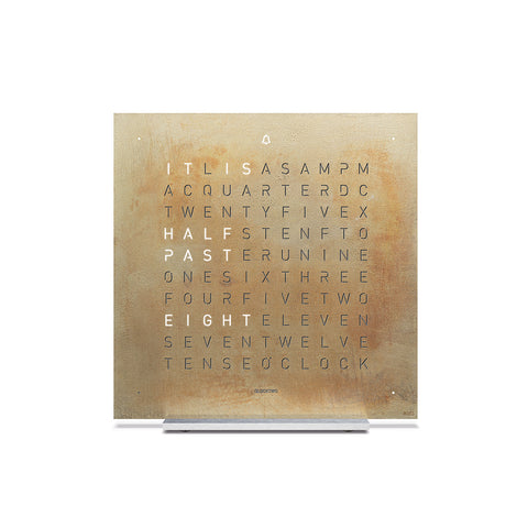 Qlocktwo Touch Silver & Gold - QLOCKTWO