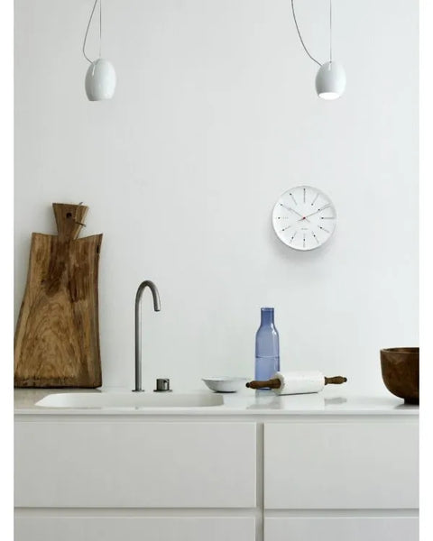 Wall Clock White Bankers 29 cm - ROSENDAHL