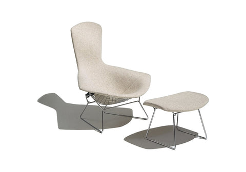 Bertoia Bird Chair + Ottoman - KNOLL