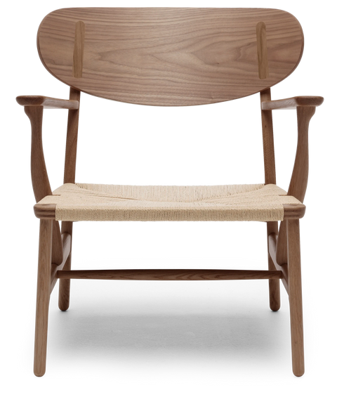CH22 Lounge Chair Walnut / Black - CARL HANSEN