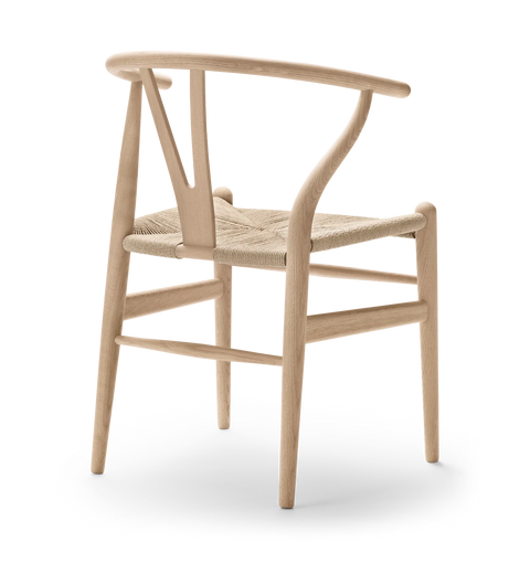 CH24 Wishbone Chair Oak White Oil - CARL HANSEN