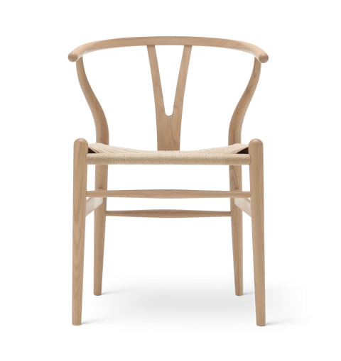 CH24 Wishbone Chair Oak White Oil - CARL HANSEN