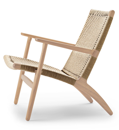 CH25 Lounge Chair Oak White Oil - CARL HANSEN