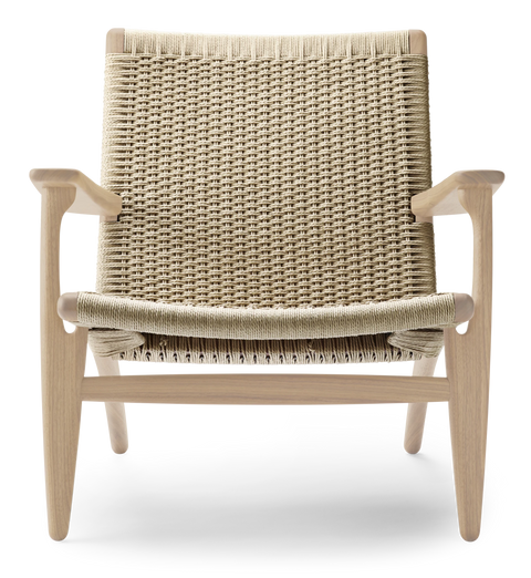 CH25 Lounge Chair Oak White Oil - CARL HANSEN