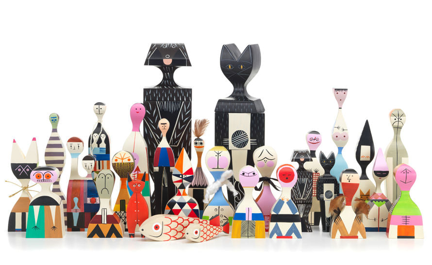 Wooden Dolls Mother Fish & Child - VITRA – Ligne Brussels
