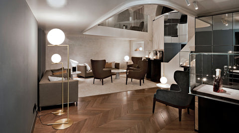 IC Floor Lamp F2 Brass - FLOS