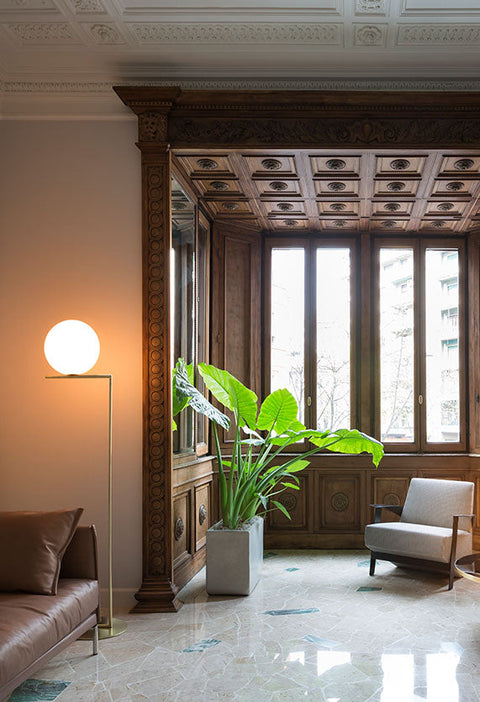 IC Floor Lamp F2 Brass - FLOS