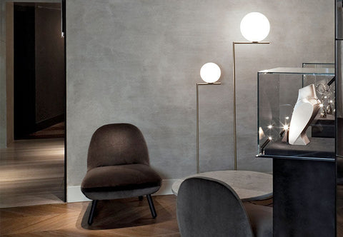IC Floor Lamp F2 Brass - FLOS