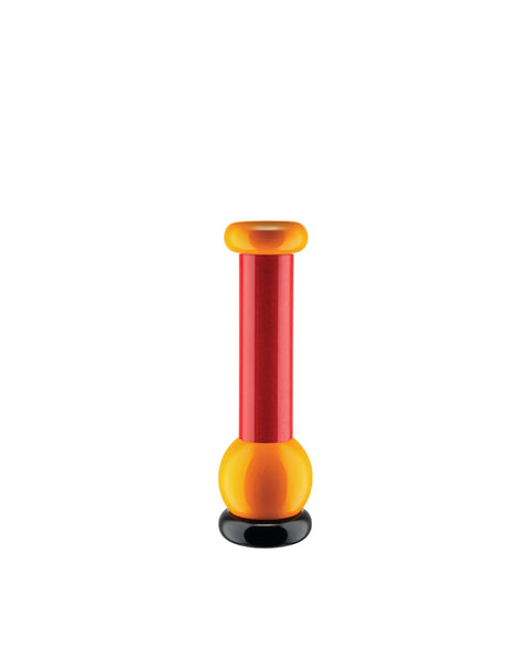 Salt, Pepper and Spice grinder Ettore Sottsass red/yello/black - ALESSI