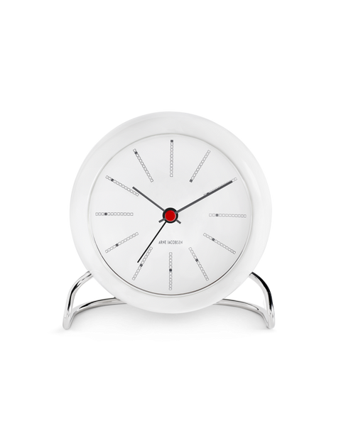 Table Clock White Arne Jacobsen - ROSENDAHL