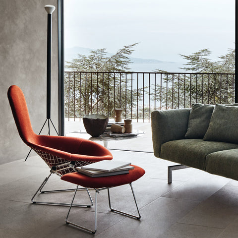 Bertoia Bird Chair + Ottoman - KNOLL