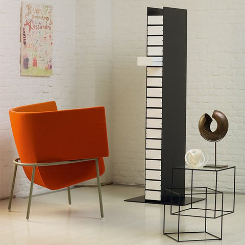 Thin Black Table - CAPPELLINI